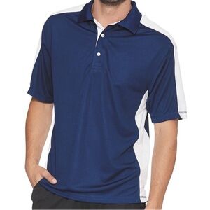Chaps Navy and White Men's Polo Shirt